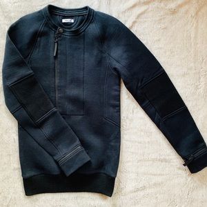 NWOT field scuba zipped sleeve pullover sweater